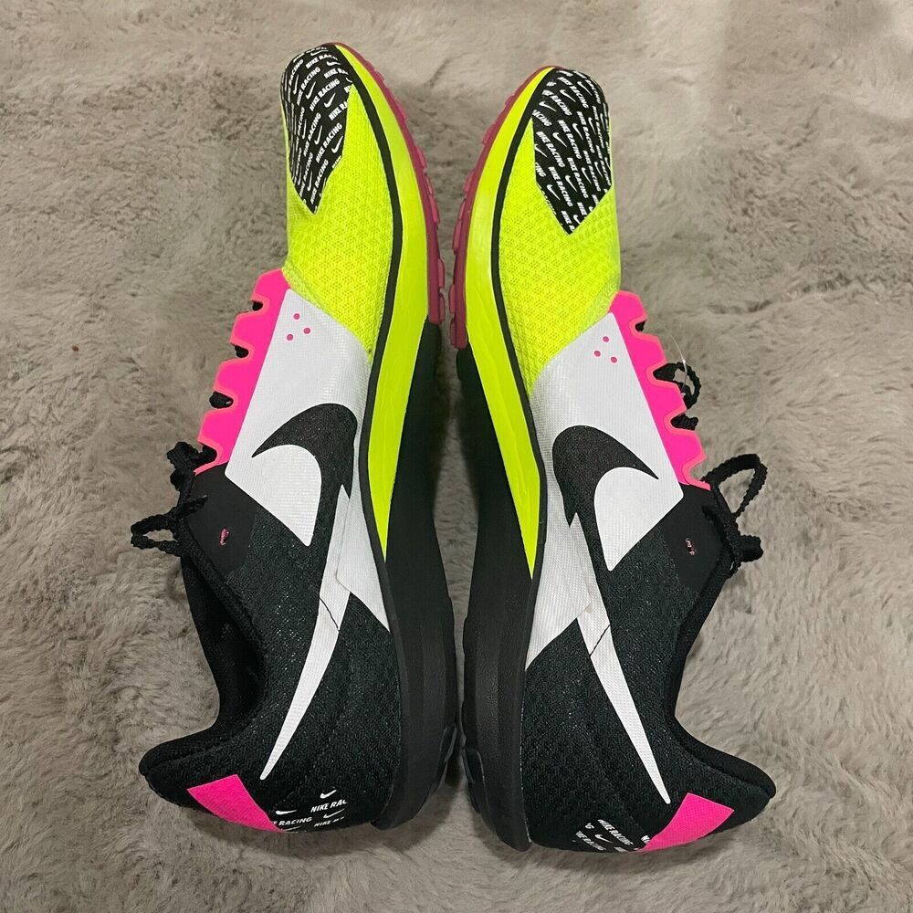Nike Rival XC 6 Cross Country Spikes Volt Black Pink DX7999-700 Mens Size 11.5‎